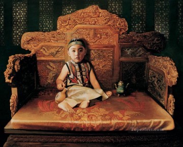 Emperor Oil Painting - Little emperor from China